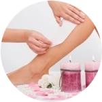 Депиляция ног теплым воском